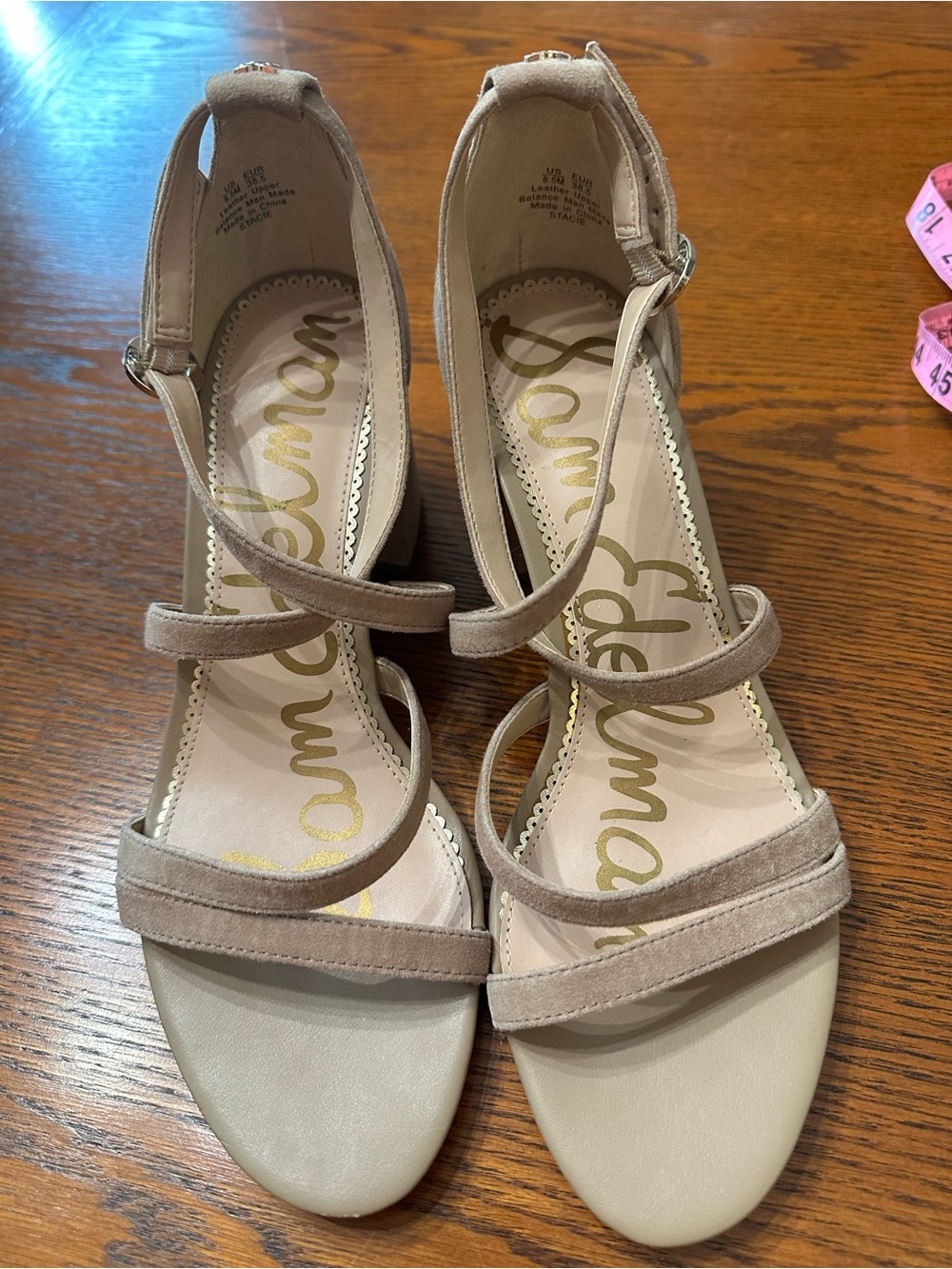 Sam Edelman Stacie Strappy Block Heel Sandals. Size 8.5